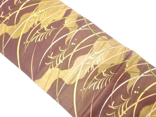 JAPANESE NAGOYA OBI / WOVEN PLANTS